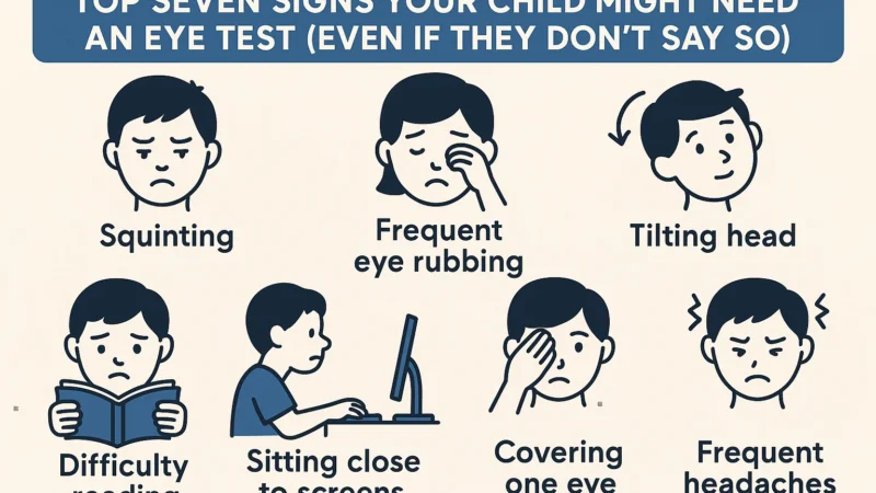 Top seven signs your child might need an eye test (even if they don’t say so)