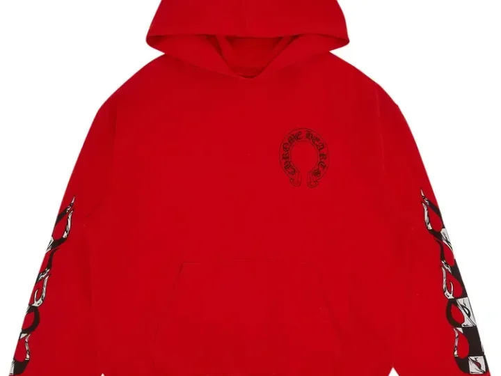 Chrome Hearts Hoodie with Raised Embroidery