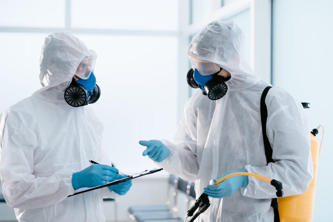How Do Professionals Ensure Safe Blood Cleanup?