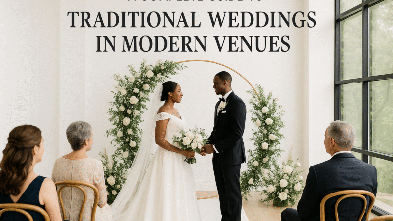 A Complete Guide to Hosting Traditional Weddings in Modern Venue
