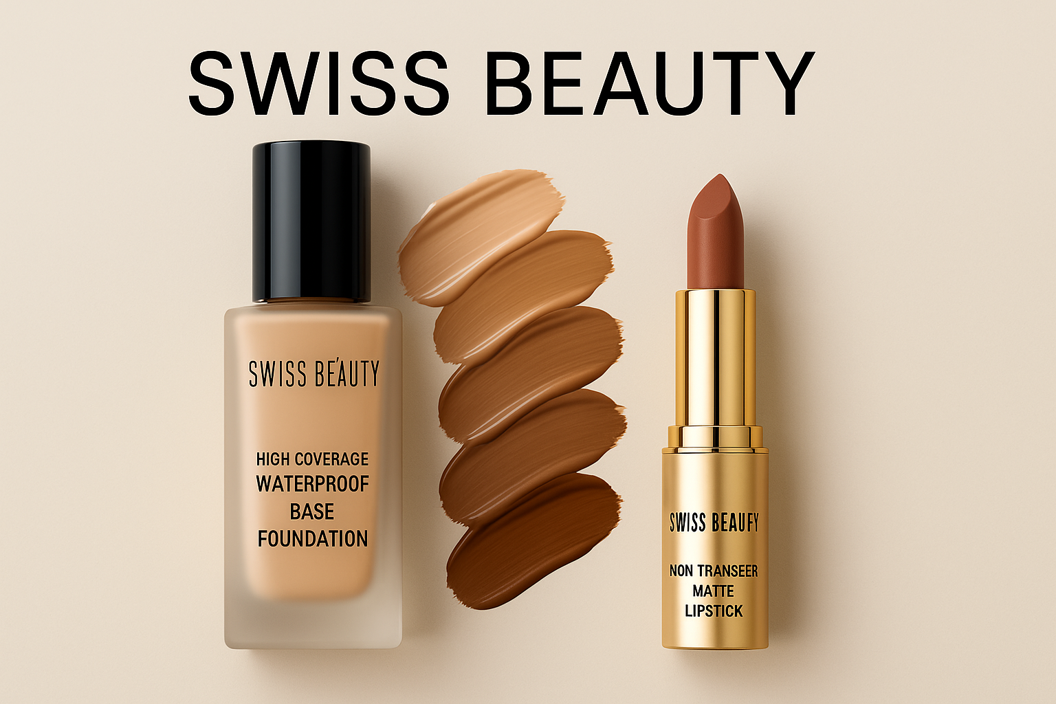 Swiss Beauty Foundation & Lipstick: Shade Guide and Wearability