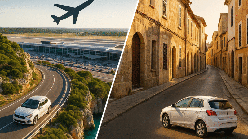Rent a Car Menorca: Airport vs City Pickup (Pros & Cons)
