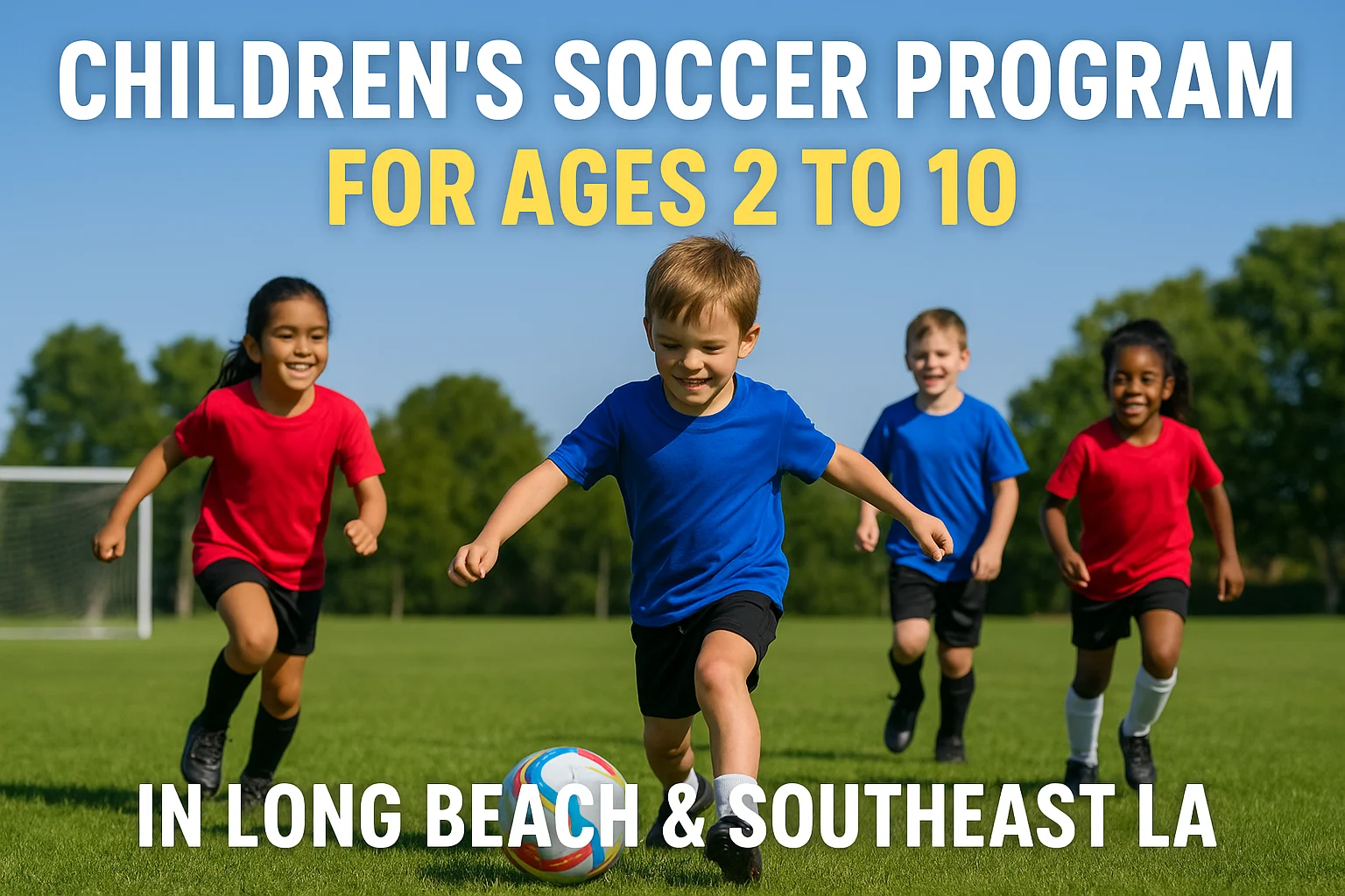 Children’s Soccer Program for Ages 2 to 10 in Long Beach & Southeast LA