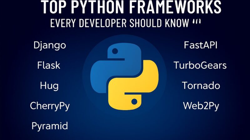 Top Python Frameworks Every Developer Should Know