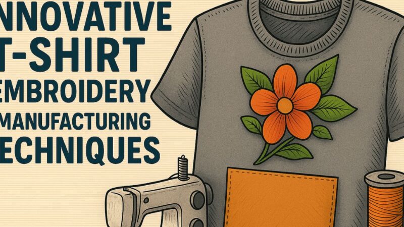 Innovative T-Shirt Embroidery & Manufacturing Techniques