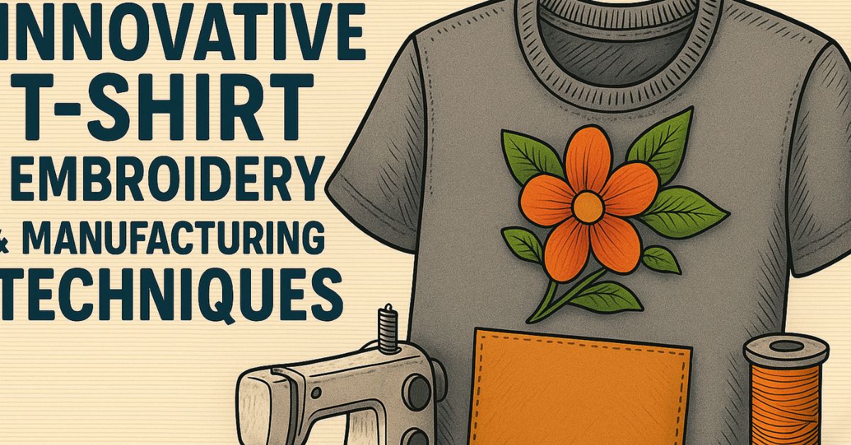 Innovative T-Shirt Embroidery & Manufacturing Techniques
