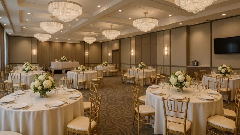 Modern Amenities You Should Expect in Banquet Halls
