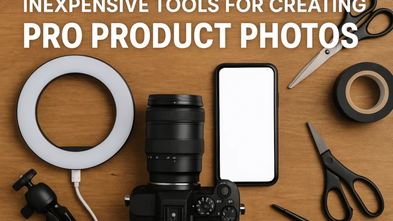 Top 8 Product Photography Tools on a Budget