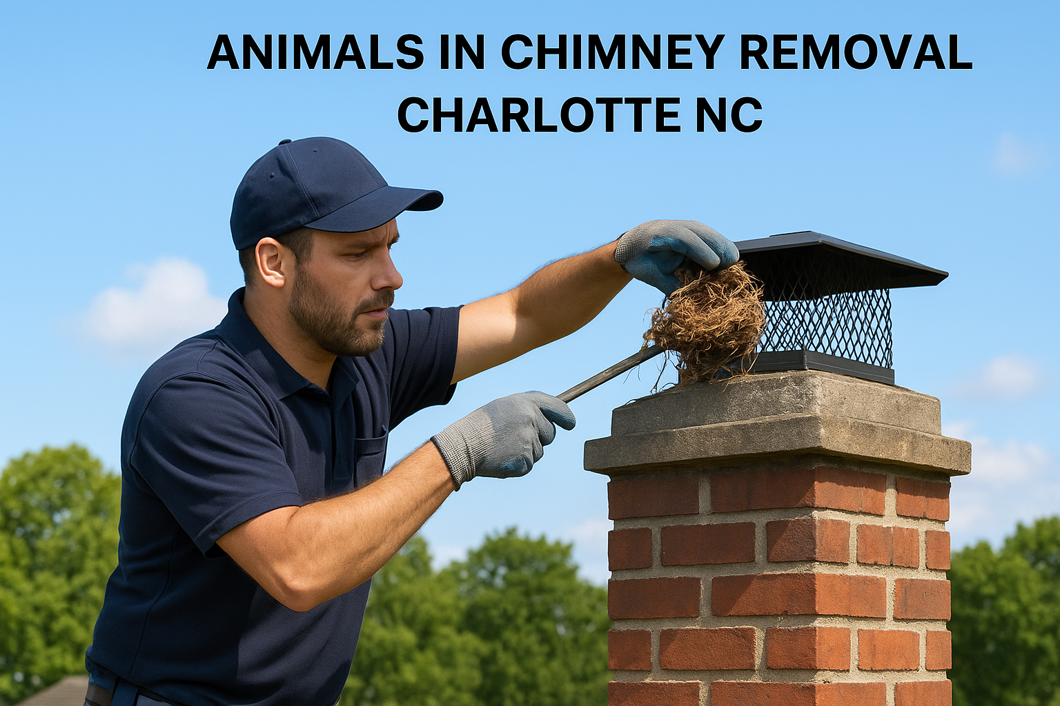 Animals in Chimney Removal Charlotte NC