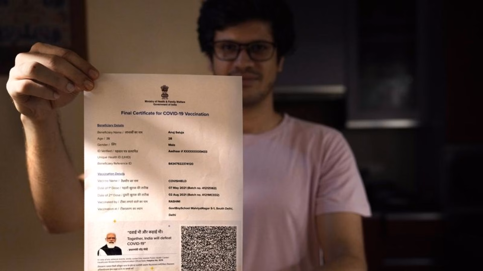 New Rule: Download Covid Vaccine Certificate by Aadhaar or Risk Travel Ban