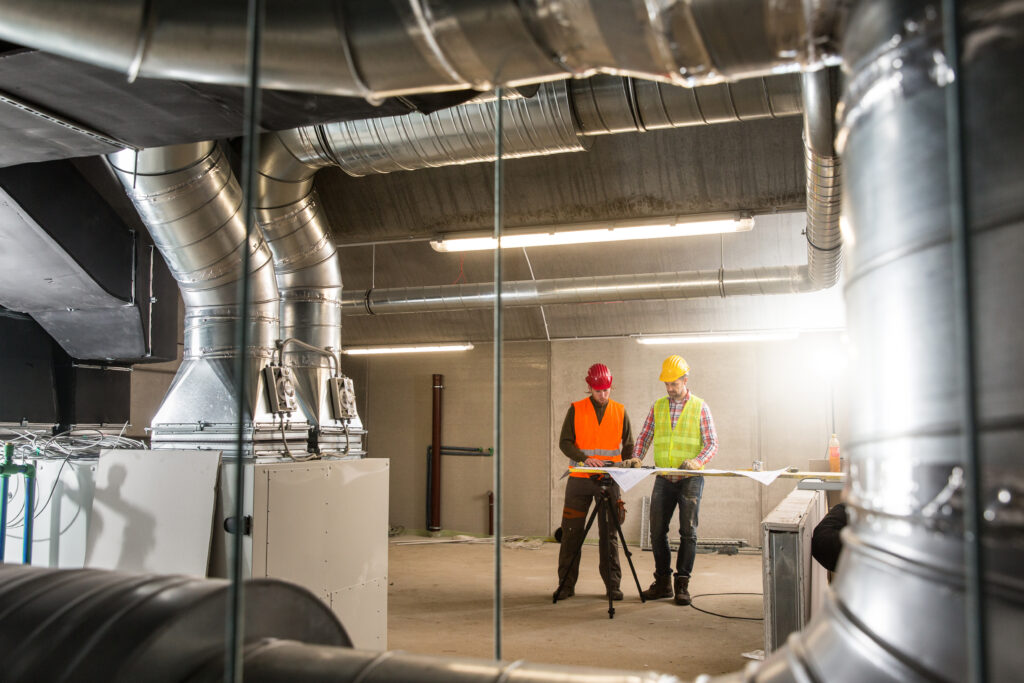 commercial HVAC installation1