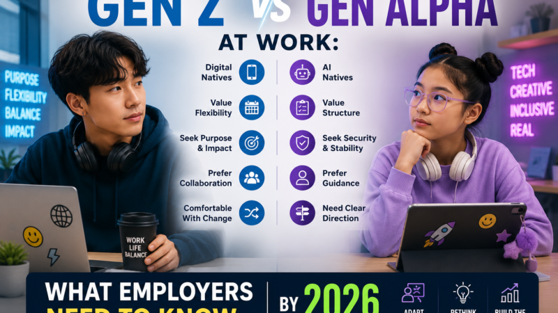 Gen Z vs Gen Alpha at Work: What Employers Need to Know by 2026