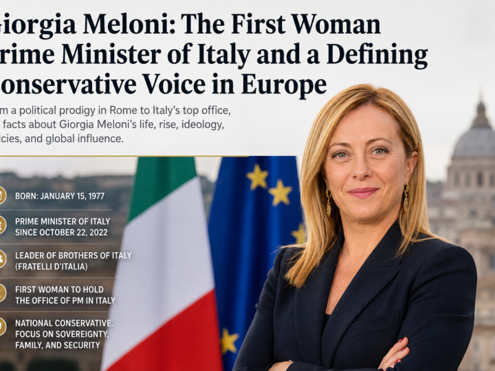 Who Is Giorgia Meloni? The Political Journey of Italy’s First Female PM