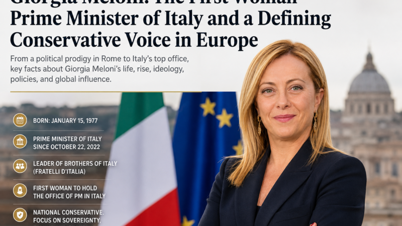 Who Is Giorgia Meloni? The Political Journey of Italy’s First Female PM