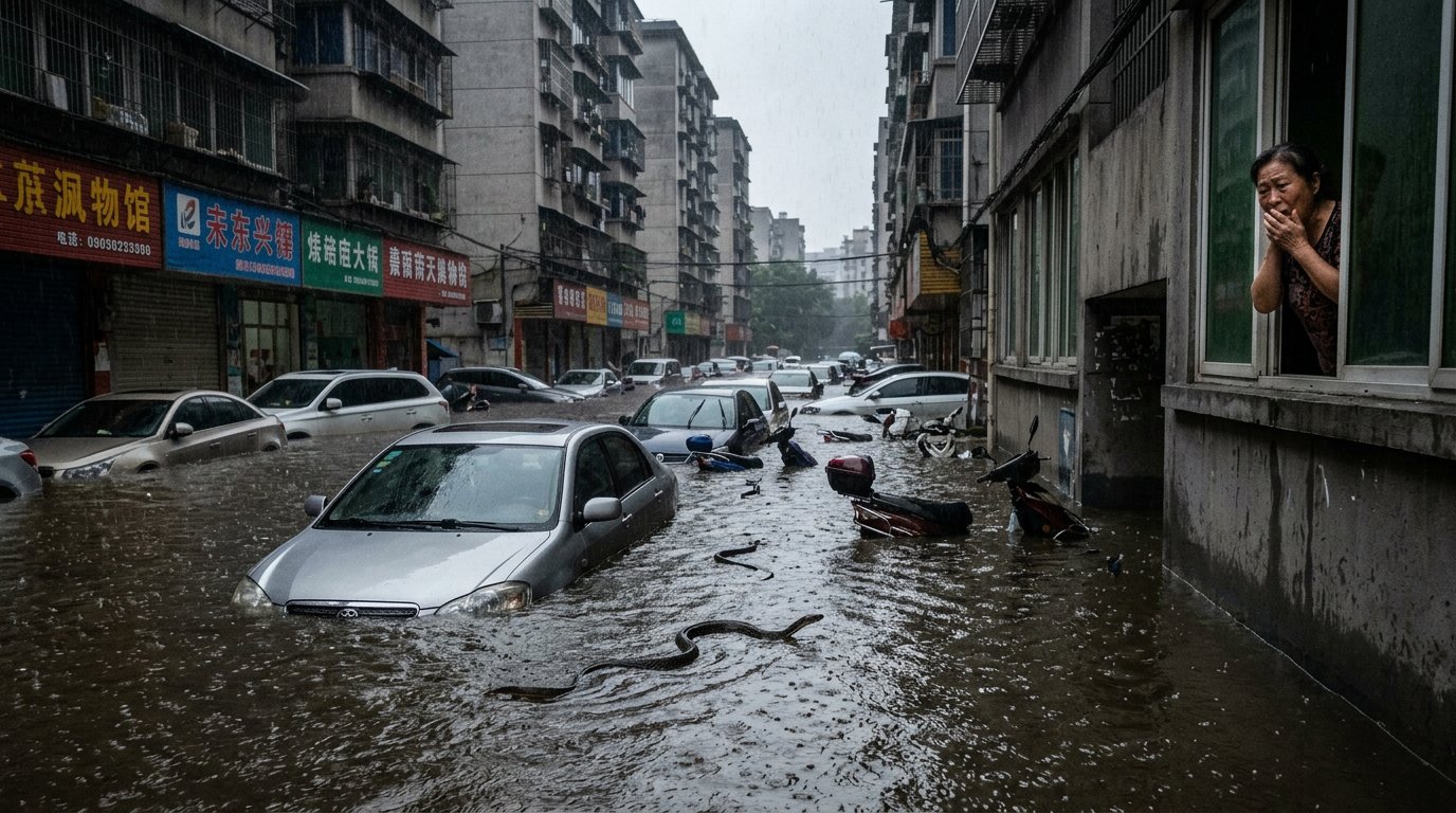 900 Snakes Escaped Into a Chinese City During Floods — What Happened Next Is Nightmare Fuel